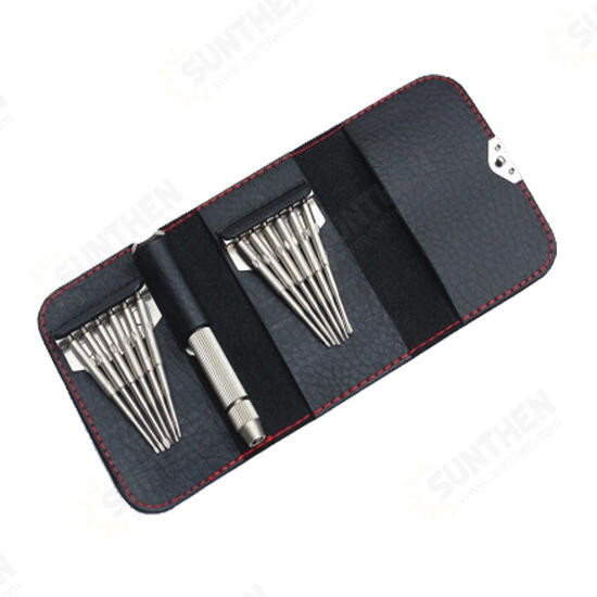 12 in 1 Mini Precision Wallet Screwdriver Kit Repair Tool for Phones PC Laptop Drone Model