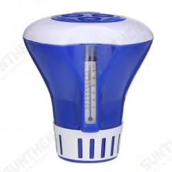 Pool Floating Chemical Dispenser High Quality Durable With Thermometer for Swimming Pool Cheaning Tools Pool Floating Chemical Dispenser High Quality Durable With Thermometer for Swimming Pool Cheaning Tools