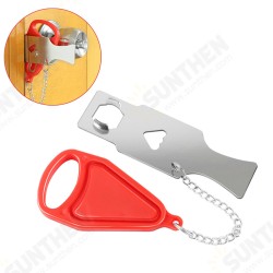 Portable Door Lock Travel Hotel Anti Theft Hardware Security Protection Home Portable Door Lock Travel Hotel Anti Theft Hardware Security Protection Home