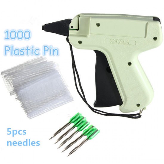 Price Label Tagging Gun with 5 Steel Needles 1000 Clothing Barbs