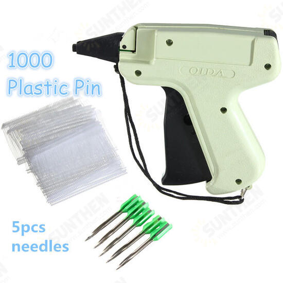 Price Label Tagging Gun with 5 Steel Needles 1000 Clothing Barbs