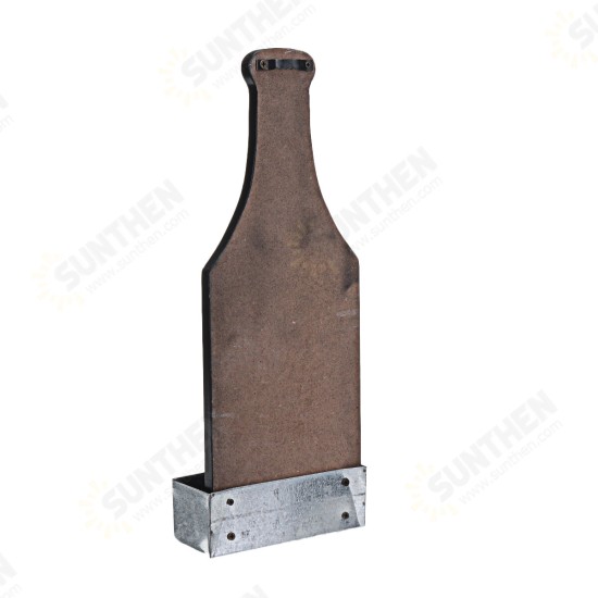 Retro Wall Mounted Wooden Beers Cola Water Bottle Opener with Cap Catcher Tools Retro Wall Mounted Wooden Beers Cola Water Bottle Opener with Cap Catcher Tools