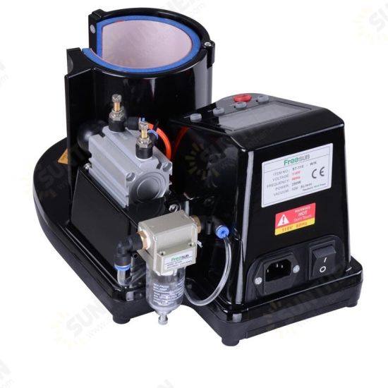 ST110 Pneumatic Sublimation Vacuum Machine Automatic Heat Press Machine Mug Thermal Transfer Coffee Magic Cup Mug Printing ST110 Pneumatic Sublimation Vacuum Machine Automatic Heat Press Machine Mug Thermal Transfer Coffee Magic Cup Mug Printing