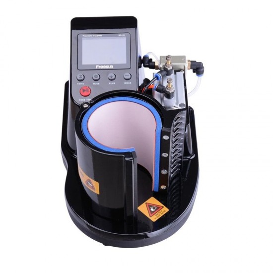 ST110 Pneumatic Sublimation Vacuum Machine Automatic Heat Press Machine Mug Thermal Transfer Coffee Magic Cup Mug Printing