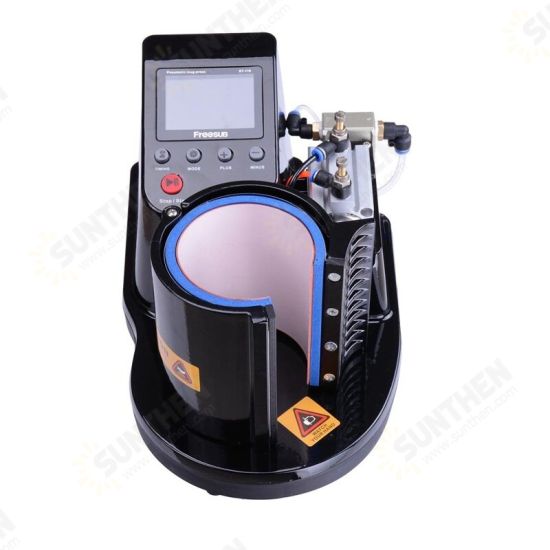 ST110 Pneumatic Sublimation Vacuum Machine Automatic Heat Press Machine Mug Thermal Transfer Coffee Magic Cup Mug Printing ST110 Pneumatic Sublimation Vacuum Machine Automatic Heat Press Machine Mug Thermal Transfer Coffee Magic Cup Mug Printing