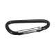 Screw Lock D-Shaped Carabiner Hook Keyring Clip Screw Lock D-Shaped Carabiner Hook Keyring Clip