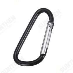 Screw Lock D-Shaped Carabiner Hook Keyring Clip Screw Lock D-Shaped Carabiner Hook Keyring Clip