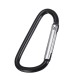 Screw Lock D-Shaped Carabiner Hook Keyring Clip