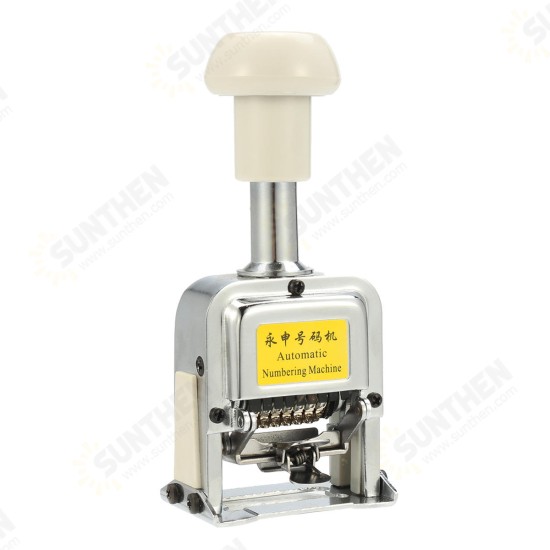 Self Inking 7 Automatic Numbering Machine Stick Stamp Numbering Tools Machine