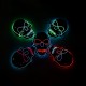 Skeleton Mask EL Wire Light Up Skull Mask for Halloween Costume Accessory