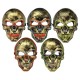 Skeleton Mask EL Wire Light Up Skull Mask for Halloween Costume Accessory