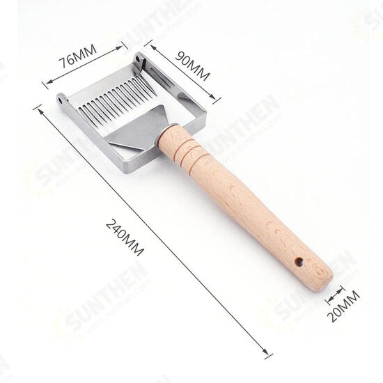 Stainless Steel Bee Hive Honey Fork Beekeeping Equipment Uncapping Fork Beekeeping Tools Set