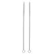 Stainless Steel Straw Set Long Metal Environment-Friendly Drinking Straws Kit With 2 Brushes Bag