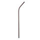 Stainless Steel Straw Set Long Metal Environment-Friendly Drinking Straws Kit With 2 Brushes Bag