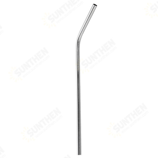 Stainless Steel Straw Ultra Long Reusable Drinking Metal Straws Kit Bent/Straight