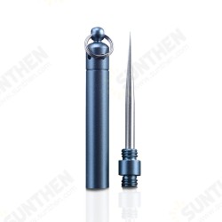 T-J17 Titanium Outdoor Edc Portable Multifunctional Toothpick Camping Tool Bottle Fruit ForkToothpick Tube T-J17 Titanium Outdoor Edc Portable Multifunctional Toothpick Camping Tool Bottle Fruit ForkToothpick Tube