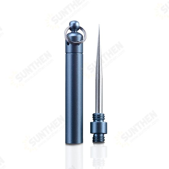 T-J17 Titanium Outdoor Edc Portable Multifunctional Toothpick Camping Tool Bottle Fruit ForkToothpick Tube T-J17 Titanium Outdoor Edc Portable Multifunctional Toothpick Camping Tool Bottle Fruit ForkToothpick Tube