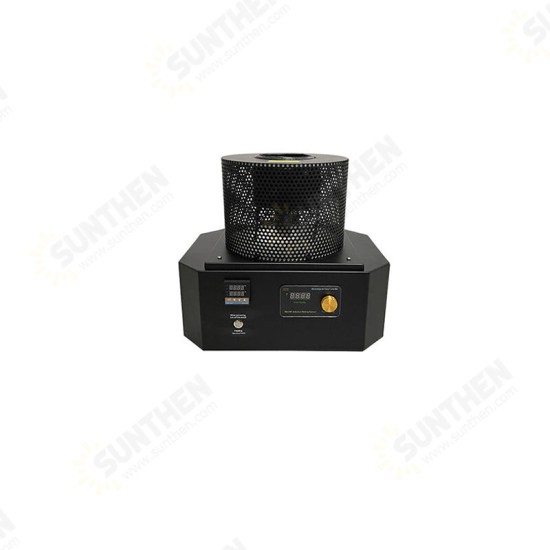 Temperature Controlled 4kg 220V Portable Induction Melting Furnace for Gold Silver Copper Brass Ironmaking Machine Temperature Controlled 4kg 220V Portable Induction Melting Furnace for Gold Silver Copper Brass Ironmaking Machine