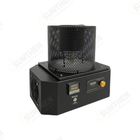 Temperature Controlled 4kg 220V Portable Induction Melting Furnace for Gold Silver Copper Brass Ironmaking Machine Temperature Controlled 4kg 220V Portable Induction Melting Furnace for Gold Silver Copper Brass Ironmaking Machine