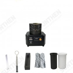 Temperature Controlled 4kg 220V Portable Induction Melting Furnace for Gold Silver Copper Brass Ironmaking Machine Temperature Controlled 4kg 220V Portable Induction Melting Furnace for Gold Silver Copper Brass Ironmaking Machine