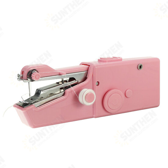 Without Battery Hand-held Electric Sewing Set Pink/Black/White Hand-held Sewing Machine