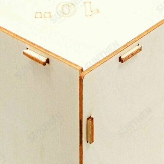 Wood Balloon Sizer Cube Template Box for Wedding Party 9 Holes 2 To 10 Inches Tool