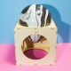 Wood Balloon Sizer Cube Template Box for Wedding Party 9 Holes 2 To 10 Inches Tool