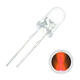 100PCS 5MM 20mA Transparent Round Emitting Color Orange DIY LED Diode Light Set