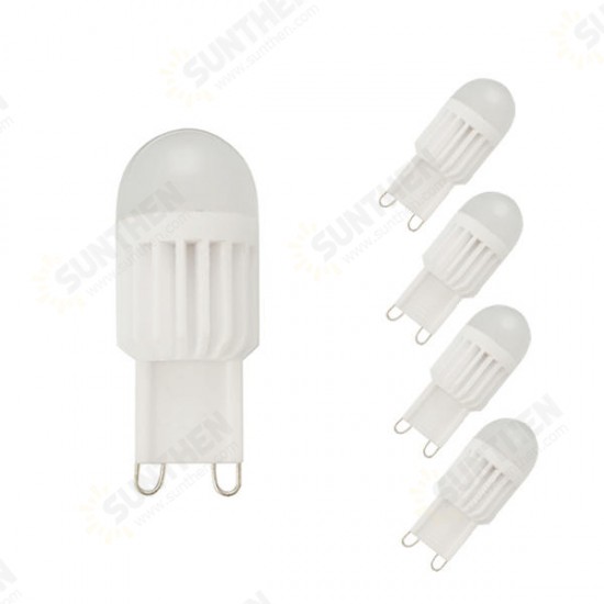 1X 5X ZX G9 3W 110V/220V 5050 360 Degree LED Crystal Ceramic Dimmable Bulb LED Lighting Lamp