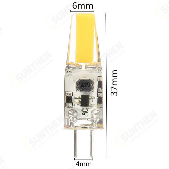 20X Dimmable G4 2W Warm White COB LED Bulb Chandelier Light Replace Halogen Lamps DC/AC12V