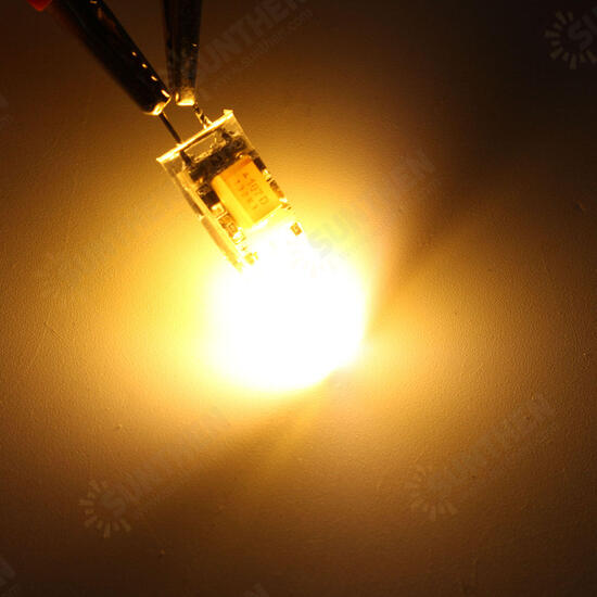 20X Dimmable G4 2W Warm White COB LED Bulb Chandelier Light Replace Halogen Lamps DC/AC12V