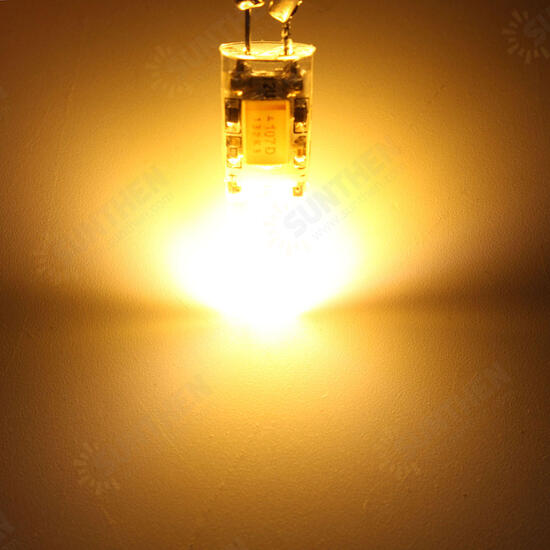 20X Dimmable G4 2W Warm White COB LED Bulb Chandelier Light Replace Halogen Lamps DC/AC12V