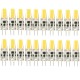 20X Dimmable G4 2W Warm White COB LED Bulb Chandelier Light Replace Halogen Lamps DC/AC12V