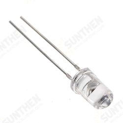 20pcs 5mm 3000-6000mcd LED Bright Decoration Torch Toy Light Yellow