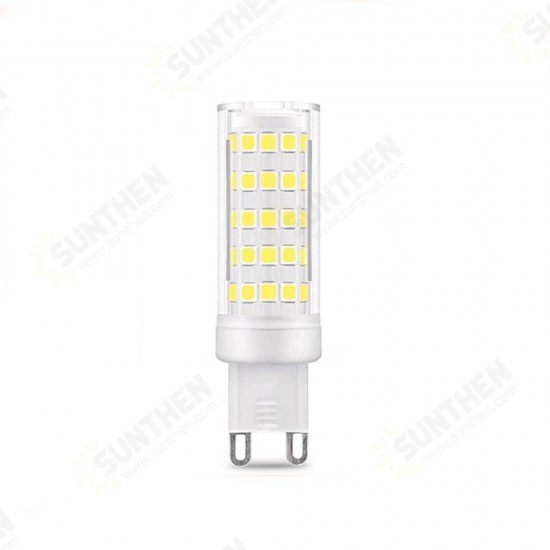 220V 9W G9 SMD2835 Non-dimmable 78 LED Ceramic Corn Light Bulb for Outdoor Home Decoration