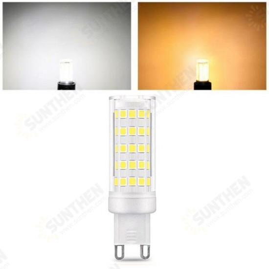 220V 9W G9 SMD2835 Non-dimmable 78 LED Ceramic Corn Light Bulb for Outdoor Home Decoration