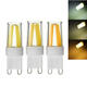 2W G9 Dimmable LED Pure White Warm White Corn Bulb Silicone Crystal COB Lamp Light AC 220V