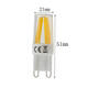 2W G9 Dimmable LED Pure White Warm White Corn Bulb Silicone Crystal COB Lamp Light AC 220V