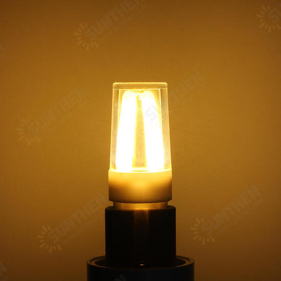 2W G9 Dimmable LED Pure White Warm White Corn Bulb Silicone Crystal COB Lamp Light AC 220V