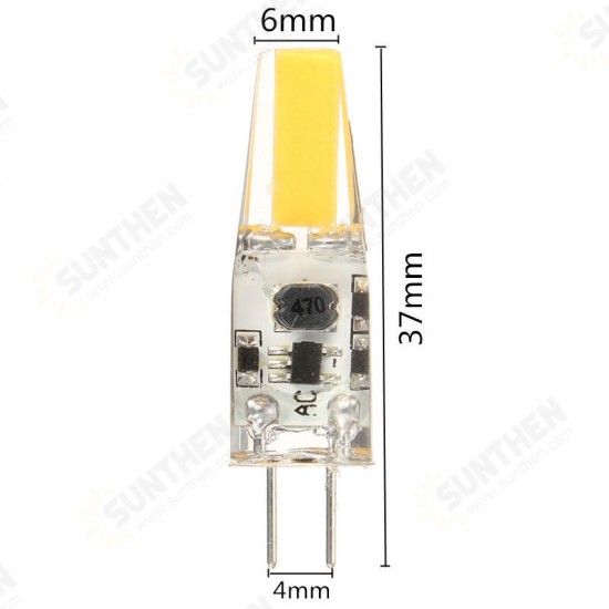 30X DC/AC12V Dimmable G4 2W Warm White COB LED Bulb Chandelier Light Replace Halogen Lamps