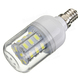 3.5W E12 White/Warm White 5730SMD 27 LED Corn Light Bulb 110V