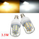 3.5W E12 White/Warm White 5730SMD 27 LED Corn Light Bulb 110V