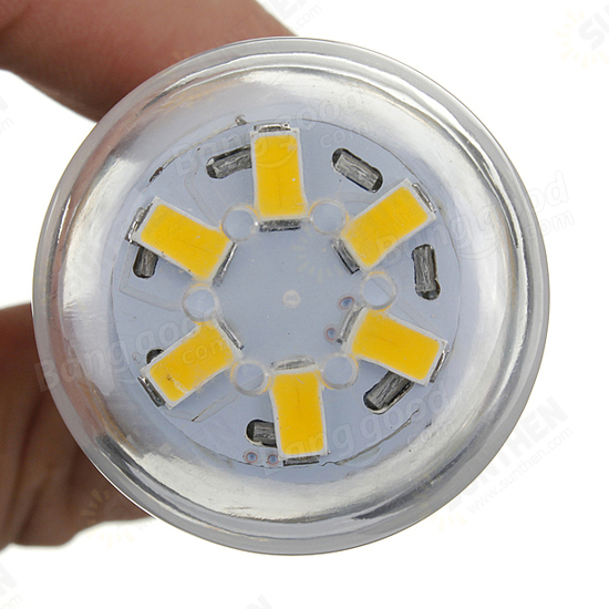 3.5W E12 White/Warm White 5730SMD 27 LED Corn Light Bulb 110V