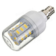 3.5W E12 White/Warm White 5730SMD 27 LED Corn Light Bulb 110V