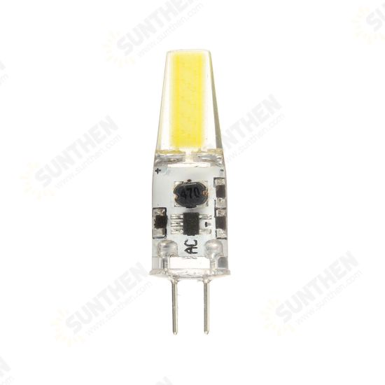 4PCS Mini G4 2W Pure White COB LED Bulb for Chandelier Light Replace Halogen Lamp DC/AC12V