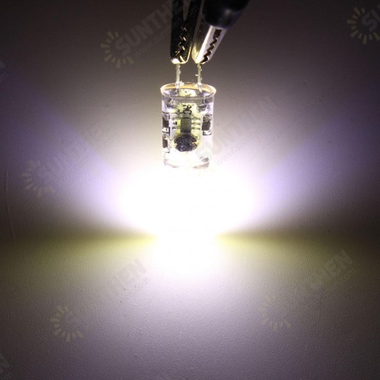 4PCS Mini G4 2W Pure White COB LED Bulb for Chandelier Light Replace Halogen Lamp DC/AC12V