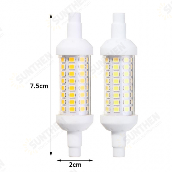 6W R7S 2835 SMD Non-dimmable LED Flood Light Replaces Halogen Lamp Ceramics High Bright AC220-265V