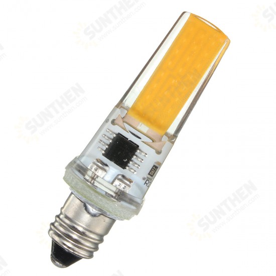 AC110V Dimmable E11 G8 2.2W 180LM Pure White Warm White LED COB Silica gel Light Bulb