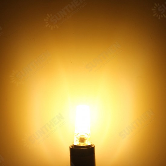 AC110V Dimmable E11 G8 2.2W 180LM Pure White Warm White LED COB Silica gel Light Bulb