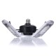 AC170-265V E26 Waterproof 150W Light Sensor 240 LED Garage Bulb Deformable Ceiling Lamp Home Outdoor Use